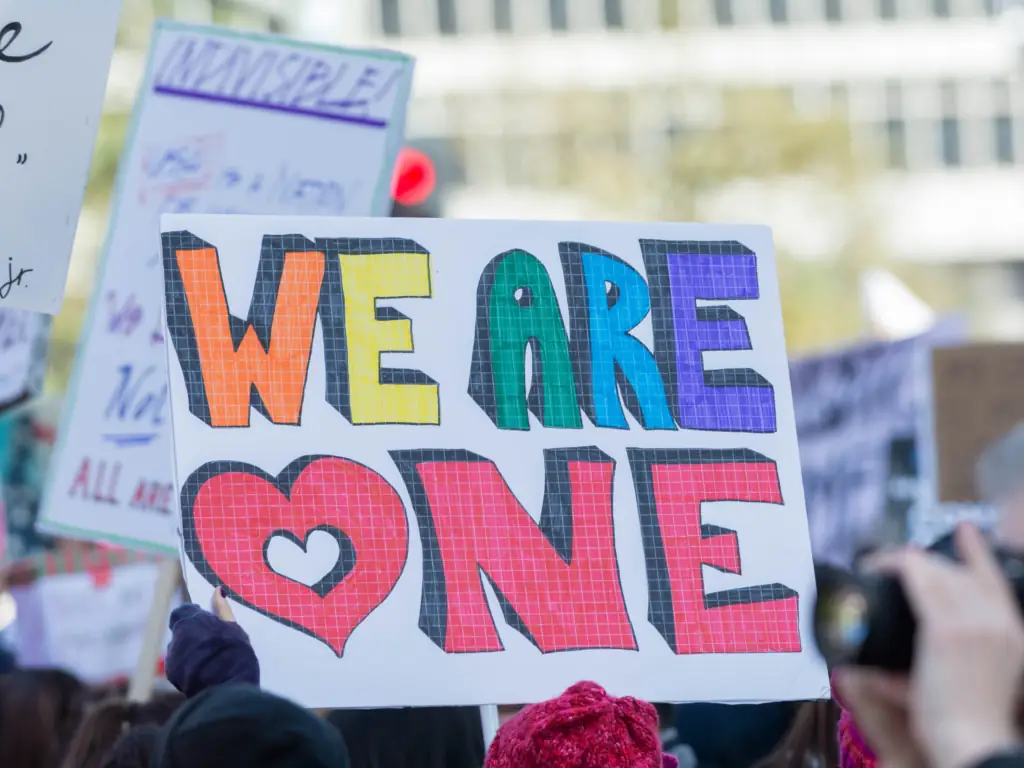 We Are One Demonstration